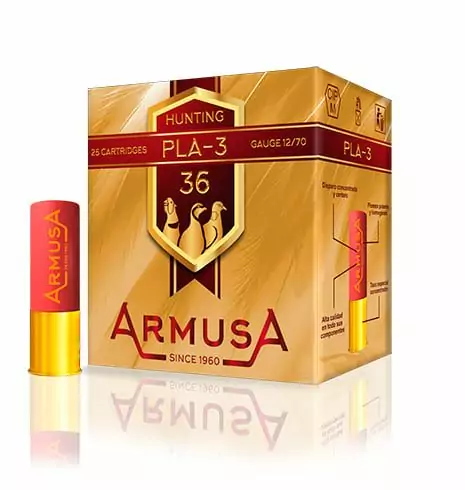 CARTUCHO 36GR ARMUSA PLA-3 CAL.12