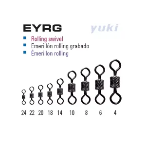 EMERILLONES CON MOSQUETON YUKI