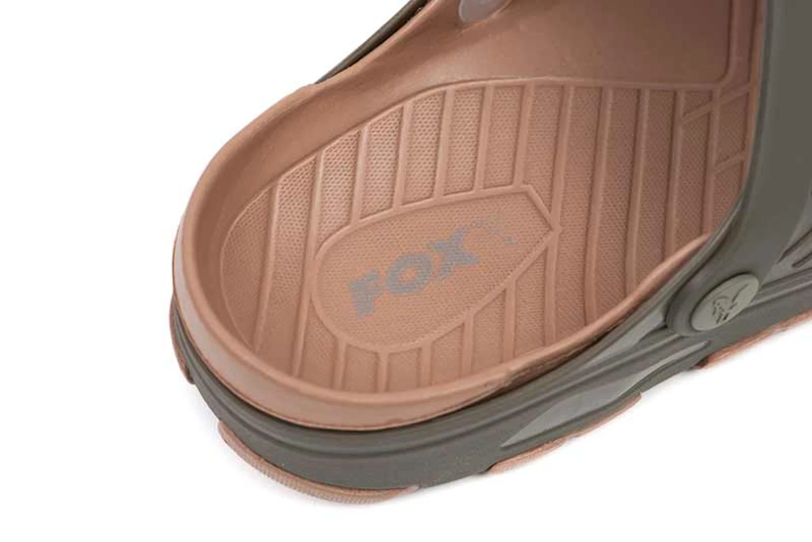 ZAPATO EN ZUECO CLOGS KHAKI/TAN DE FOX - Imagen 4