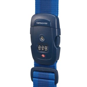 Accesorio de viaje GLOBAL TA Luggage Strap/Tsa Lock Midnight Blue