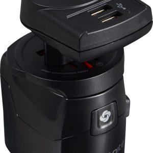 Accesorio de viaje GLOBAL TA World Adaptor Pro 3-P+Usb Black