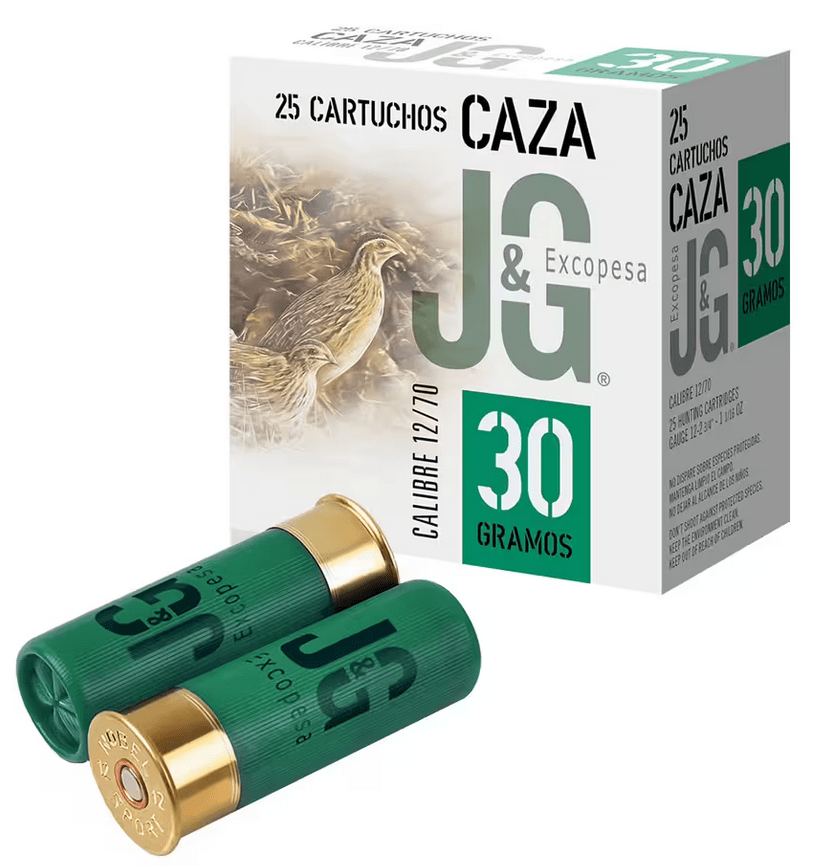 CARTUCHO 30GR JG CAL.12