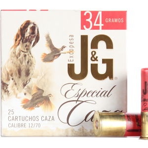 CARTUCHO 34GR  JG ESPECIAL CAZA CAL.12