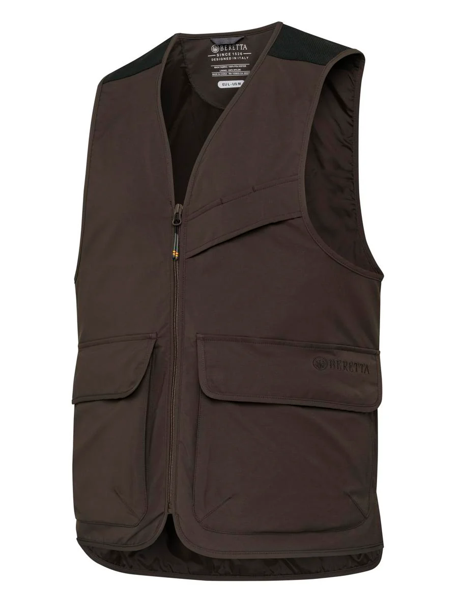 CHALECO CAZA SYMMER VEST BROWN BARK BERETTA