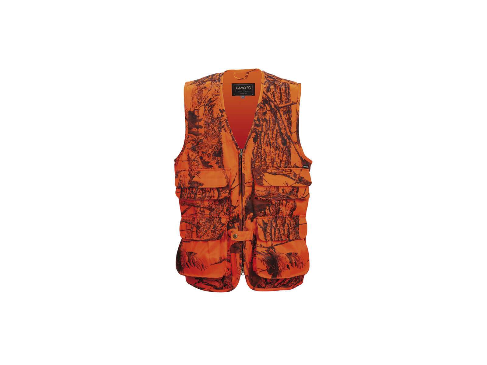 CHALECO GAMO BECADA CAMO NARANJA - Imagen 2