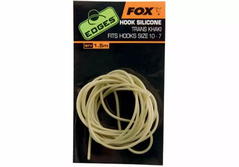 TUBO SILICONA ANZUELO FOX Nº 10-7