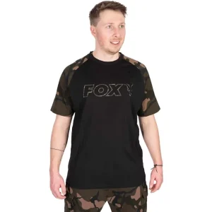 CAMISETA BLACK/CAMO OUTLINE T-SHIRT FOX