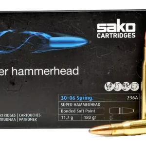 BALA SAKO 30-06 180GR SUPER HAMMERHEAD