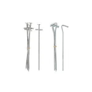 Piquetas Steel Pin 5Mm 20Cm (5 Pcs) Ferrino