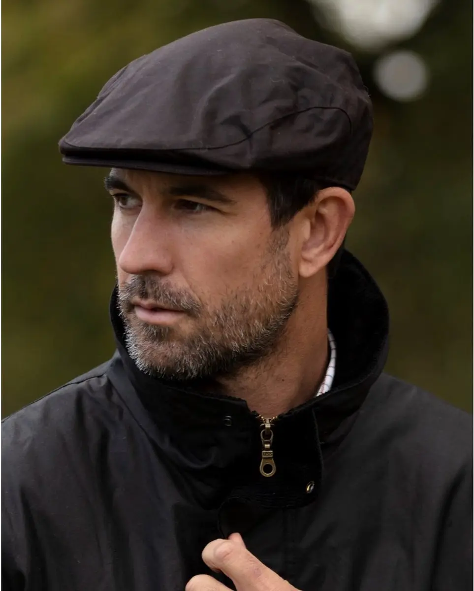GORRO WAX BELTON FLAT CAP BROWN - Imagen 5