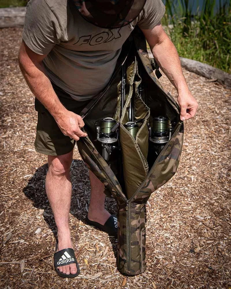 PORTACAÑAS FOX CAMOLITE 12″ TRI SLEEVE (3 CAÑAS) - Imagen 7