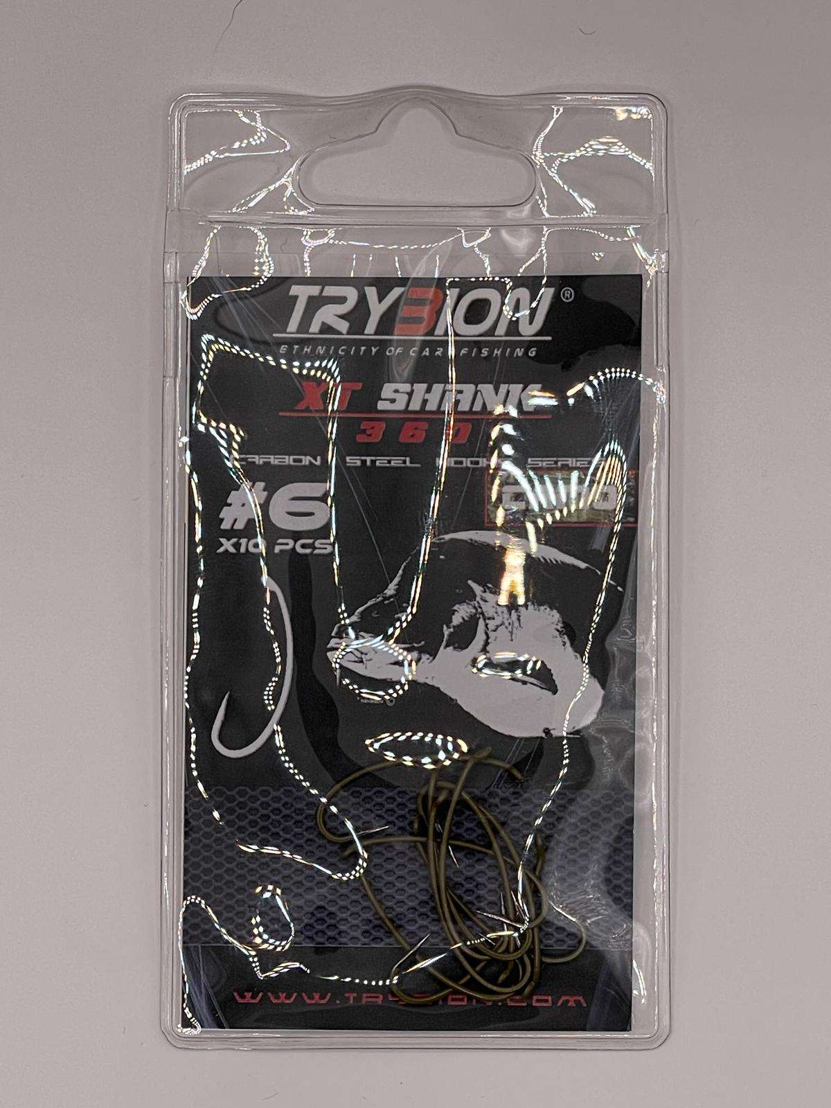 ANZUELOS XT SHANK CAMO 10PCS TRYBION - Imagen 3