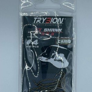ANZUELOS XT SHANK CAMO  10PCS TRYBION