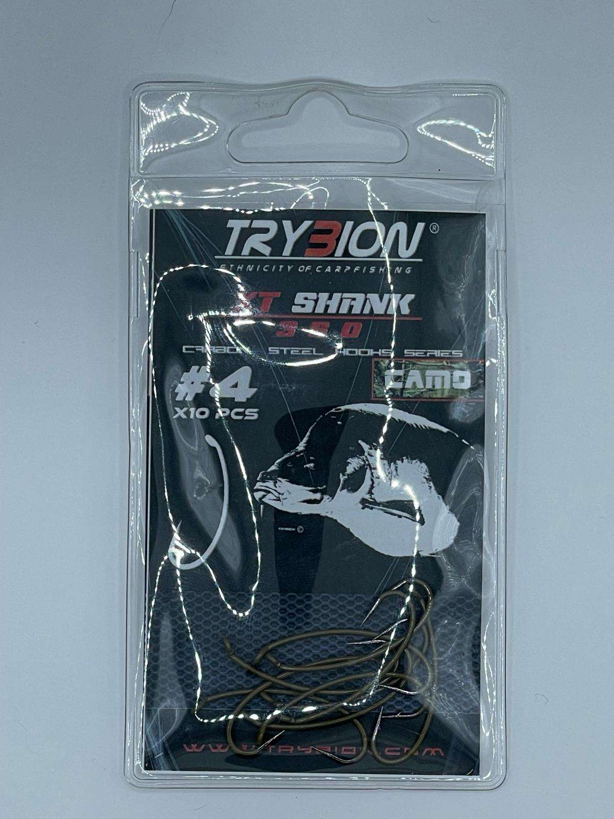 ANZUELOS XT SHANK CAMO 10PCS TRYBION