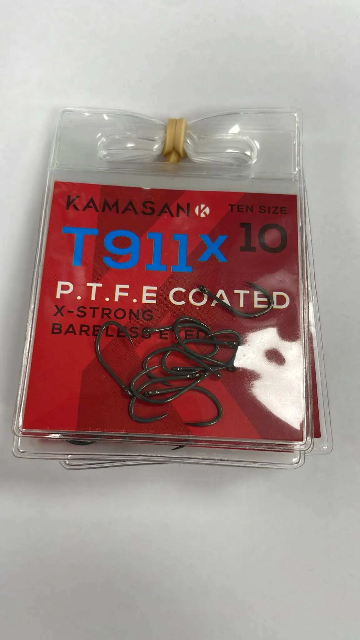 ANZUELO KAMASAN T911X P.T.F.E. COATED BARBLES EYED