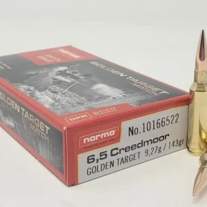 BALA NORMA 6.5 GREEDMOOR 143GR GOLDEN TARGET