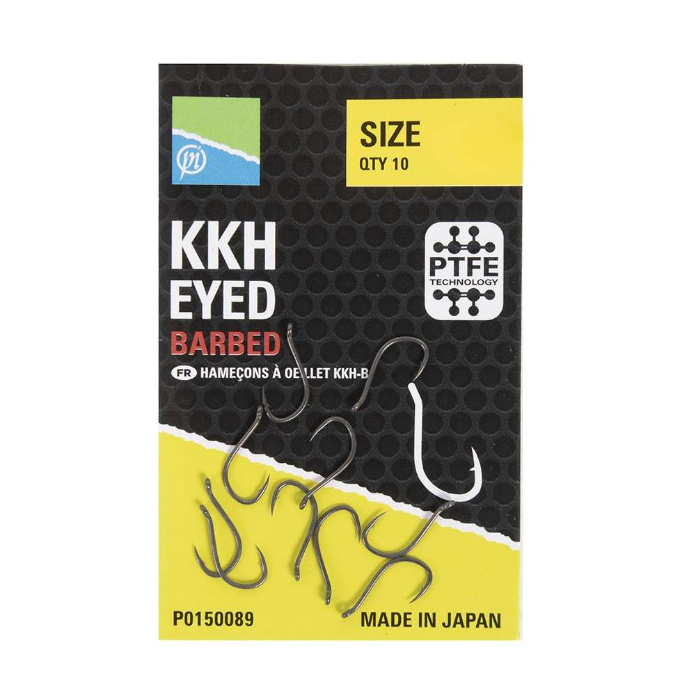 ANZUELOS KKH EYED BARBED PRESTON - Imagen 2
