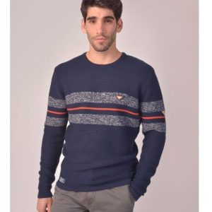 Jersey Privata Punto Jaspeado Marino 2804