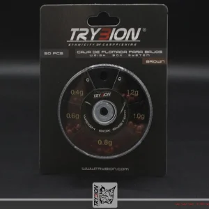 CAJA DE PLOMADA PARA BAJOS MARRON 50PCS TRYBION