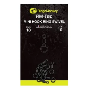 MICRO ROLLING RING HOOK SWIVEL N.18 RIDGEMONKEY