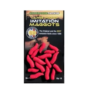ENTERPRISE TACKLE IMITACIÓN MAGGOTS POPUP ROJO