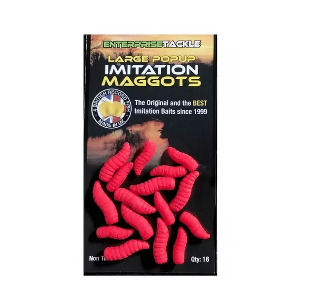 ENTERPRISE TACKLE IMITACIÓN MAGGOTS POPUP ROJO - Imagen 2