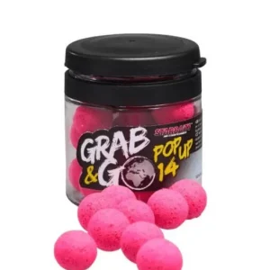 BOILIE FLOTANTE STRAWBERRY 14MM 20GR GRAB & GO