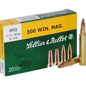 BALA SELLIER & BELLOT 300 WIN. MAG. SPCE 180GRS.