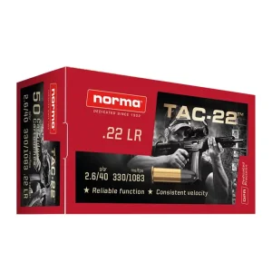 BALA NORMA CAL.22 LR 40GR