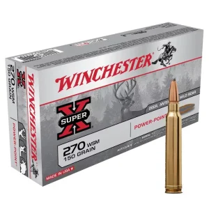BALA WINCHESTER SUPER X CALIBRE 270WSM 150GRAIN