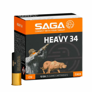 CARTUCHO 34GR  HEAVY 34 SAGA CAL.12