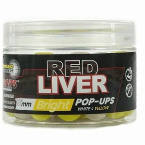 POP UPS FLUORO RED LIVER 14MM BLANCO AMARILLO STAR