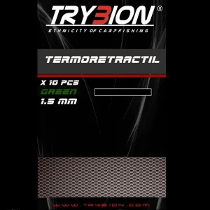 TERMORETRACTIL VERDE 10PCS TRYBION