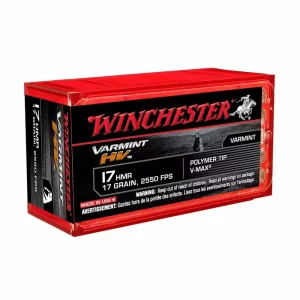 BALA WINCHESTER 17HMR VARMINT HV 17GRAIN