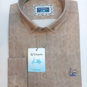 Camisa La Vespita 6372 Marrón
