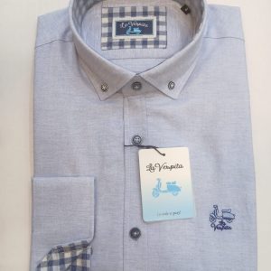 Camisa La Vespita 6350 Azul Claro