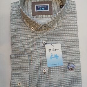 Camisa La Vespita Microestampada 6373
