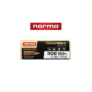 BALA NORMA 308 TIPSTRIKE 170GR