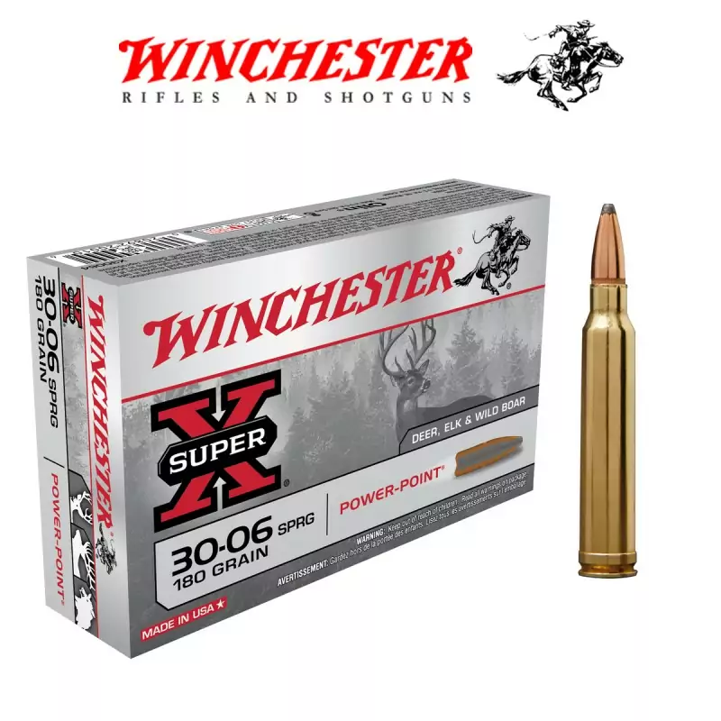 BALA WINCHESTER POWER POINT 30-06 180GR