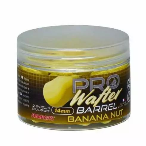 DUMBELL WAFTER 14MM PRO BANANANA NUT STARBAITS 50G - Imagen 2