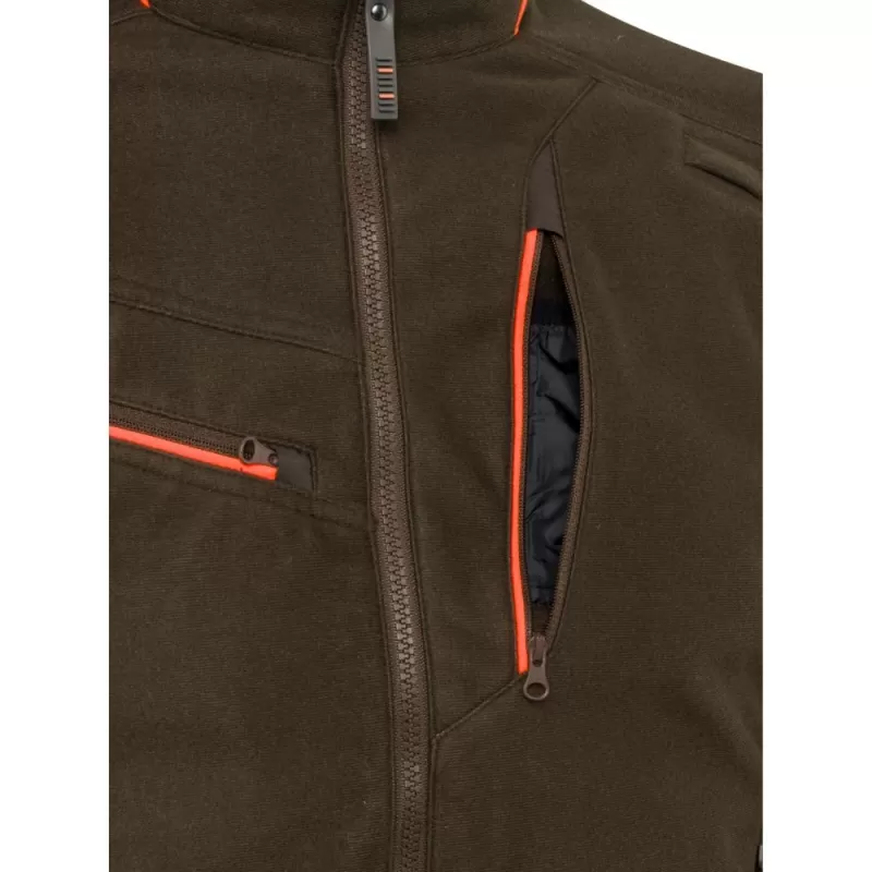 CHAQUETA BERETTA MATAJUR WINDBLOCK BROWN BARK - Imagen 5