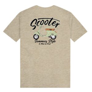 Camiseta Scooter Beige Retrobike