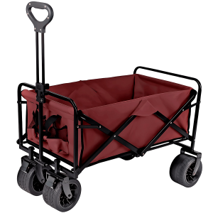 Carro Plegable Playa y Camping Kol Outdoor 150L Carga Máxima 100 Kg