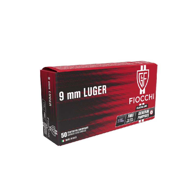 BALA FIOCCHI 9MM LUGER 115GR