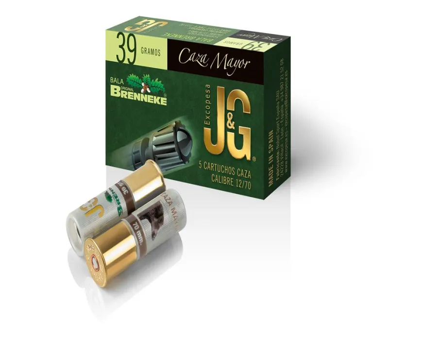 CARTUCHO BALA JG BRENNEKE 39GR. CAL.12