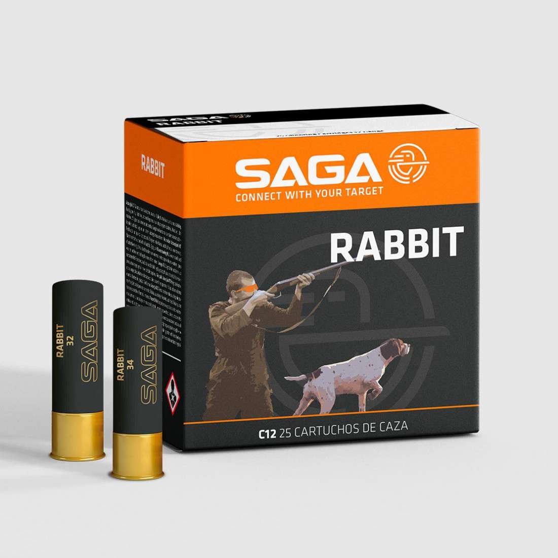 CARTUCHO 32GR SAGA RABBIT CAL.12