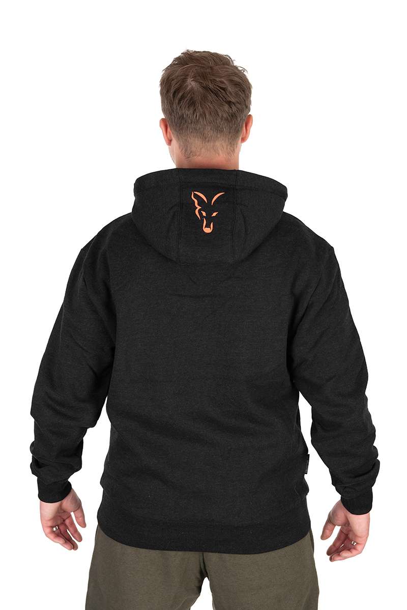 FOX COLLECTION HOODY BLACK/ORANGE - Imagen 6