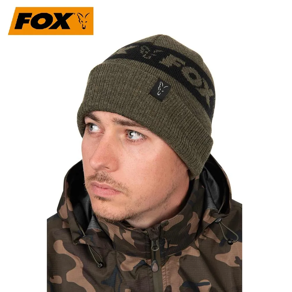 GORRO FOX COLLECTION VERDE/NEGRO - Imagen 2