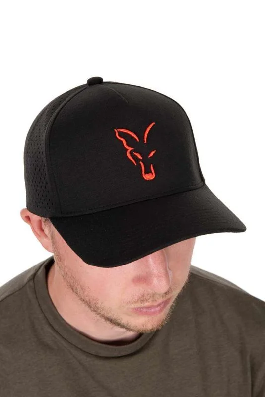 GORRA FOX NEGRA/NARANJA BASEBALL