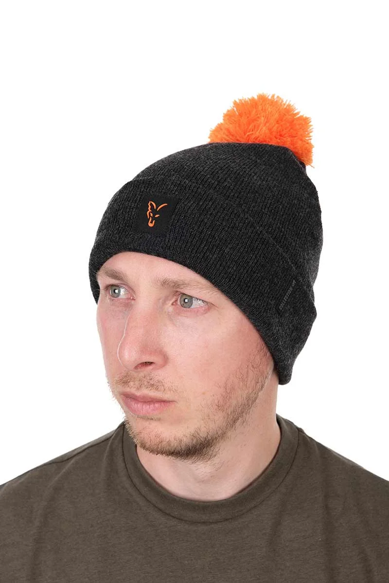 GORRO FOX NEGRO/NARANJA